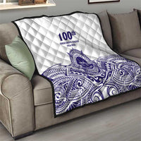 Tonga Queen Salote College 100th Years Quilt White Tonga Kupesi Uniquely Pacific Art LT9 - Polynesian Pride