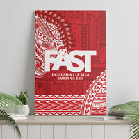 Samoa FAST Canvas Wall Art Samoan Motif Patterns - Polynesian Pride