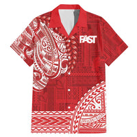 Samoa FAST Family Matching Mermaid Dress and Hawaiian Shirt Samoan Motif Patterns - Polynesian Pride