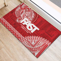 Samoa FAST Rubber Doormat Samoan Motif Patterns - Polynesian Pride
