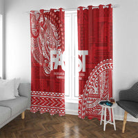 Samoa FAST Window Curtain Samoan Motif Patterns - Polynesian Pride