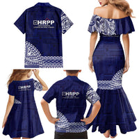 Samoa HRPP Family Matching Mermaid Dress and Hawaiian Shirt Samoan Motif Patterns - Polynesian Pride