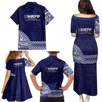 Samoa HRPP Family Matching Puletasi and Hawaiian Shirt Samoan Motif Patterns - Polynesian Pride
