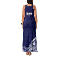 Samoa HRPP Family Matching Tank Maxi Dress and Hawaiian Shirt Samoan Motif Patterns - Polynesian Pride