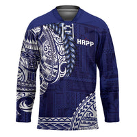 Samoa HRPP Hockey Jersey Samoan Motif Patterns - Polynesian Pride