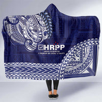 Samoa HRPP Hooded Blanket Samoan Motif Patterns - Polynesian Pride