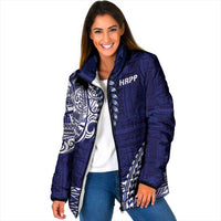 Samoa HRPP Padded Jacket Samoan Motif Patterns - Polynesian Pride