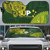 Samoa SUP Auto Sun Shade Samoan Motif Patterns - Polynesian Pride