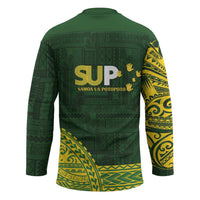Samoa SUP Hockey Jersey Samoan Motif Patterns - Polynesian Pride
