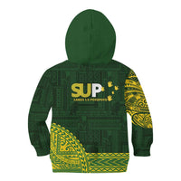 Samoa SUP Kid Hoodie Samoan Motif Patterns - Polynesian Pride