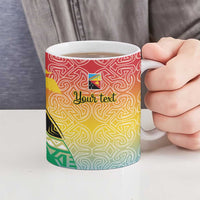 Personalised Torba PNG Day Ceramic Mug Oro Tapa Pattern - Polynesian Pride