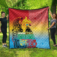 Personalised Torba PNG Day Quilt Oro Tapa Pattern - Polynesian Pride