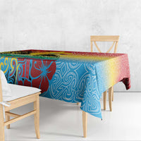 Personalised Torba PNG Day Tablecloth Oro Tapa Pattern - Polynesian Pride