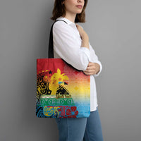 Personalised Torba PNG Day Tote Bag Oro Tapa Pattern - Polynesian Pride