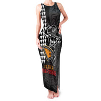Aloha Spirit Ikaika Warrior Helmet Family Matching Tank Maxi Dress and Hawaiian Shirt