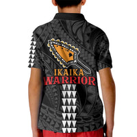 Aloha Spirit Ikaika Warrior Helmet Kid Polo Shirt