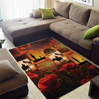 ANZAC Day Film Reel Lest We Forget Area Rug Australia NZ Memorial LT9 - Polynesian Pride