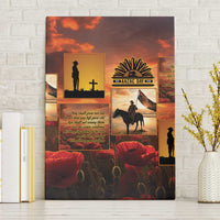 ANZAC Day Film Reel Lest We Forget Canvas Wall Art Australia NZ Memorial