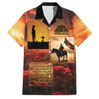 ANZAC Day Film Reel Lest We Forget Family Matching Tank Maxi Dress and Hawaiian Shirt Australia NZ Memorial