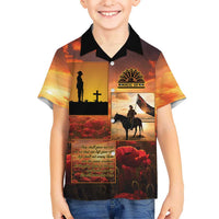 ANZAC Day Film Reel Lest We Forget Family Matching Tank Maxi Dress and Hawaiian Shirt Australia NZ Memorial