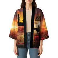 ANZAC Day Film Reel Lest We Forget Kimono Australia NZ Memorial LT9 - Polynesian Pride
