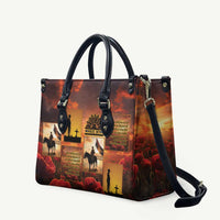 ANZAC Day Film Reel Lest We Forget Leather Bag Australia NZ Memorial