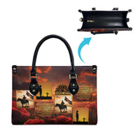 ANZAC Day Film Reel Lest We Forget Leather Bag Australia NZ Memorial