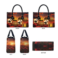 ANZAC Day Film Reel Lest We Forget Leather Bag Australia NZ Memorial