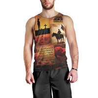 ANZAC Day Film Reel Lest We Forget Men Tank Top Australia NZ Memorial LT9 - Polynesian Pride