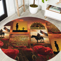 ANZAC Day Film Reel Lest We Forget Round Carpet Australia NZ Memorial