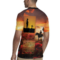 ANZAC Day Film Reel Lest We Forget Rugby Jersey Australia NZ Memorial LT9 - Polynesian Pride
