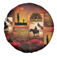 ANZAC Day Film Reel Lest We Forget Spare Tire Cover Australia NZ Memorial LT9 - Polynesian Pride