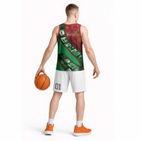 Personalised Cook Islands ANZAC 1915-2026 Filmstrip Basketball Jersey Lest We Forget 25 April