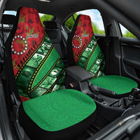 Personalised Cook Islands ANZAC 1915-2026 Filmstrip Car Seat Cover Lest We Forget 25 April