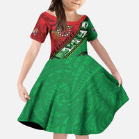 Personalised Cook Islands ANZAC 1915-2026 Filmstrip Family Matching Short Sleeve Bodycon Dress and Hawaiian Shirt Lest We Forget 25 April