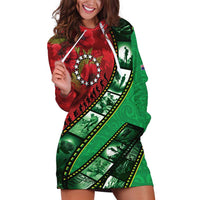 Personalised Cook Islands ANZAC 1915-2026 Filmstrip Hoodie Dress Lest We Forget 25 April