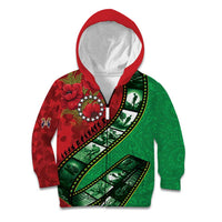 Personalised Cook Islands ANZAC 1915-2026 Filmstrip Kid Hoodie Lest We Forget 25 April