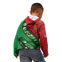 Personalised Cook Islands ANZAC 1915-2026 Filmstrip Kid Hoodie Lest We Forget 25 April