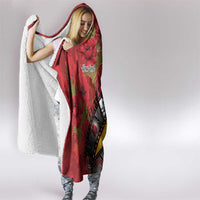 Personalised Niue ANZAC 1915-2026 Filmstrip Hooded Blanket Lest We Forget 25 April LT9 - Polynesian Pride