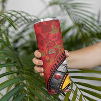 Personalised Niue ANZAC 1915-2026 Filmstrip Skinny Tumbler Lest We Forget 25 April