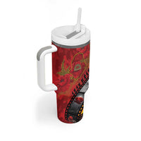 Personalised Niue ANZAC 1915-2026 Filmstrip Tumbler With Handle Lest We Forget 25 April