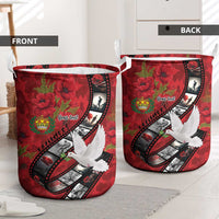 Personalised Tonga ANZAC 1915-2026 Filmstrip Laundry Basket Lest We Forget 25 April