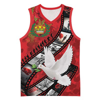 Personalised Tonga ANZAC 1915-2026 Filmstrip Basketball Jersey Lest We Forget 25 April