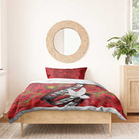 Personalised Tonga ANZAC 1915-2026 Filmstrip Bedding Set Lest We Forget 25 April