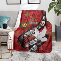 Personalised Tonga ANZAC 1915-2026 Filmstrip Blanket Lest We Forget 25 April
