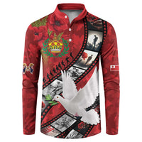 Personalised Tonga ANZAC 1915-2026 Filmstrip Button Sweatshirt Lest We Forget 25 April