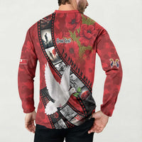 Personalised Tonga ANZAC 1915-2026 Filmstrip Button Sweatshirt Lest We Forget 25 April