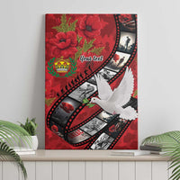 Personalised Tonga ANZAC 1915-2026 Filmstrip Canvas Wall Art Lest We Forget 25 April