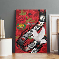 Personalised Tonga ANZAC 1915-2026 Filmstrip Canvas Wall Art Lest We Forget 25 April