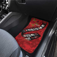 Personalised Tonga ANZAC 1915-2026 Filmstrip Car Mats Lest We Forget 25 April